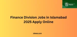 Finance Division Jobs in Islamabad 2025 Apply Online