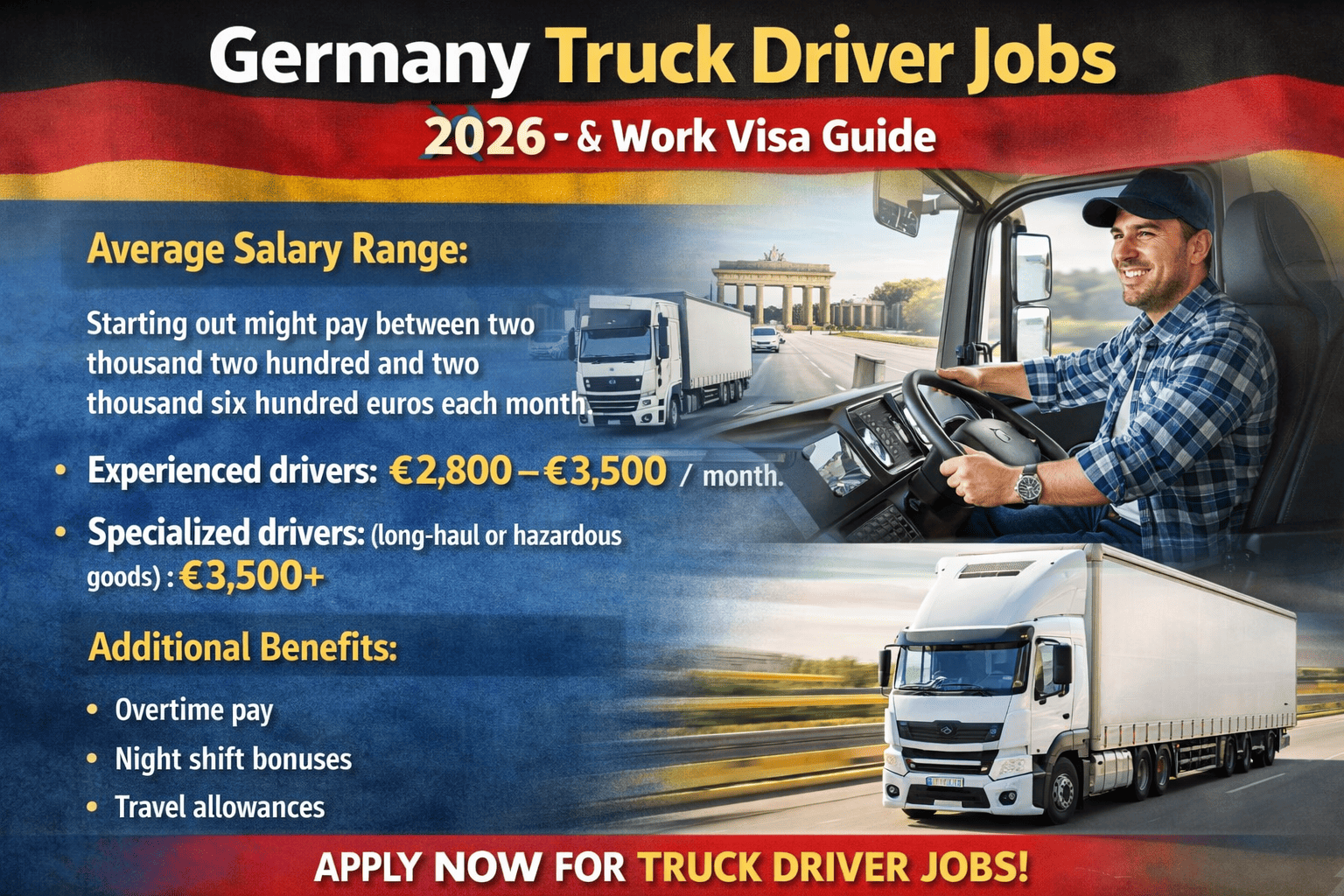 Truck Driver Jobs In Germany