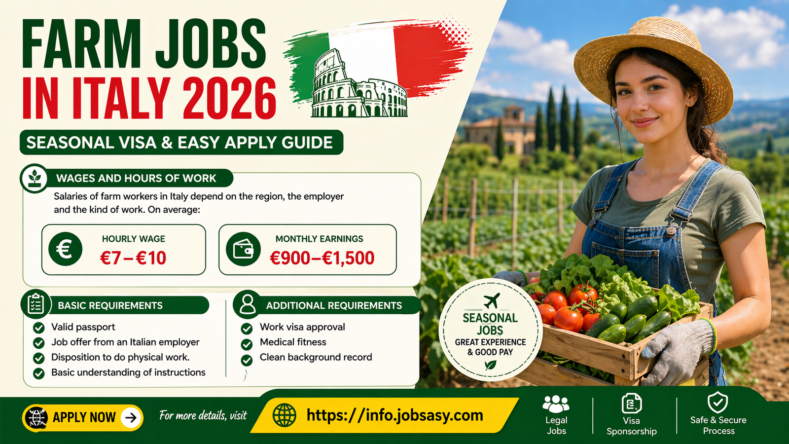 Farm Jobs in Italy