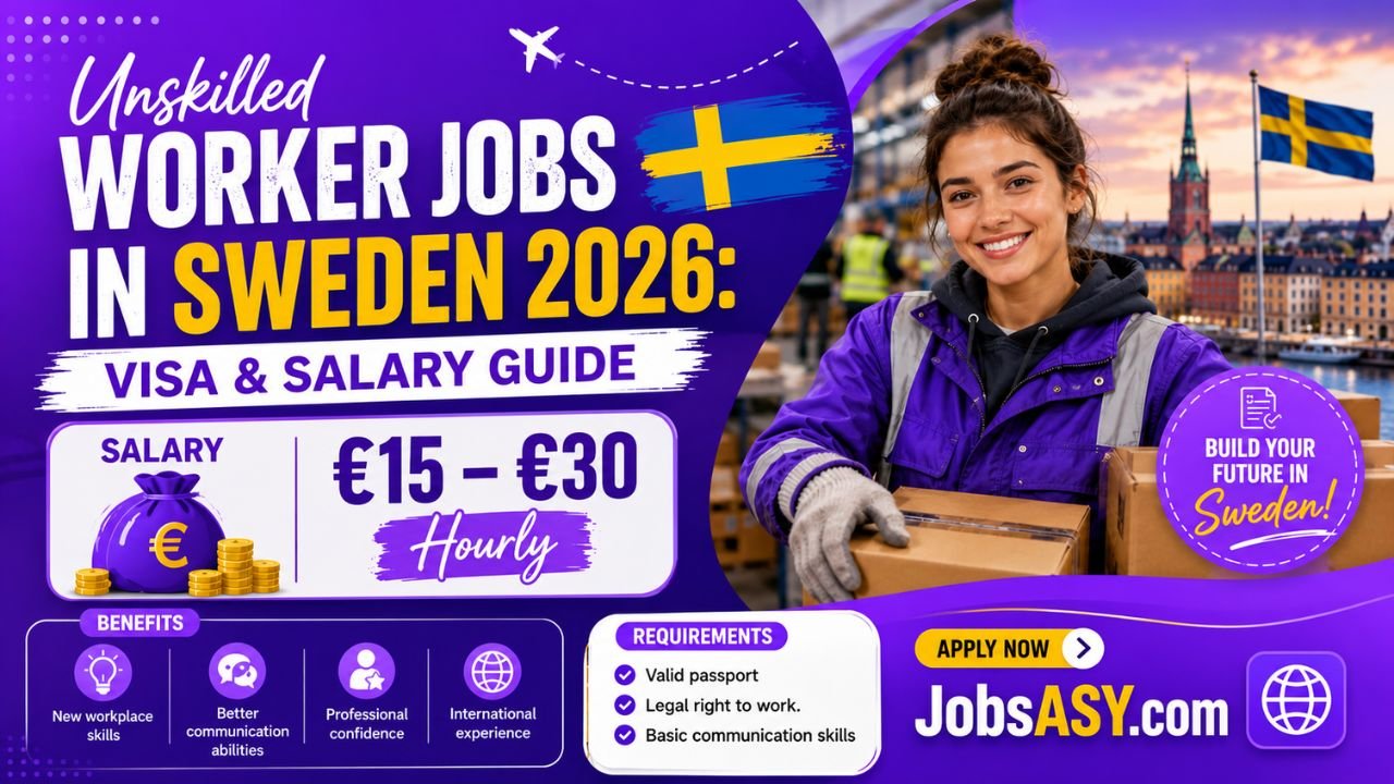 Unskilled Worker Jobs in Sweden